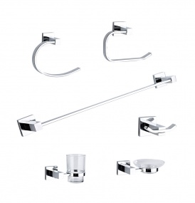Set de Accesorios metáicos 6 piezas línea Loto
Incluye toallero aro, porta vaso con vaso de vidrio, jabonera con plato de vidrio, percha, porta rollo y toallero barral de 46 cm
Material: aleación de zinc y vidrio esmerilado
Acabado: cromo brillante
Incluye kit de instalación
Presentación: caja con visor
Medida caja: 50 cm x 23 cm x 9 cm
Peso bruto: 1,88 kg
Origen: China Set de Accesorios metáicos 6 piezas línea Loto
Incluye toallero aro, porta vaso con vaso de vidrio, jabonera con plato de vidrio, percha, porta rollo y toallero barral de 46 cm
Material: aleación de zinc y vidrio esmerilado
Acabado: cromo brillante
Incluye kit de instalación
Presentación: caja con visor
Medida caja: 50 cm x 23 cm x 9 cm
Peso bruto: 1,88 kg
Origen: China
