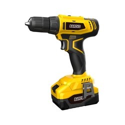 Taladro y atornillador 10 mm - IONMAX
Línea IONMAX
Mandril plástico de 10 mm con función reversa
2 Velocidades: 0 - 400 rpm / 0 - 1450 rpm
Torque máximo: 30 Nm con 18+1 posiciones de torque
Engranajes metálicos
Luz LED Integrada
Interruptor progresivo de velocidad variable
Tensión de batería: 20 V
Motor a carbones
Con hebilla para cinturón
Batería BAROVO ION MAX recomendada: 2000 / 4000 mAh
NO INCLUYE BATERÍA NI CARGADOR Taladro y atornillador 10 mm - IONMAX
Línea IONMAX
Mandril plástico de 10 mm con función reversa
2 Velocidades: 0 - 400 rpm / 0 - 1450 rpm
Torque máximo: 30 Nm con 18+1 posiciones de torque
Engranajes metálicos
Luz LED Integrada
Interruptor progresivo de velocidad variable
Tensión de batería: 20 V
Motor a carbones
Con hebilla para cinturón
Batería BAROVO ION MAX recomendada: 2000 / 4000 mAh
NO INCLUYE BATERÍA NI CARGADOR