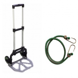 Carro plegable aluminio reforzado 70 kg
Capacidad de carga: 70 kg
Medidas plegada: 38 cm (ancho), 70 cm (alto)
Medidas extendidas: 41 cm (largo), 38 cm (ancho), 98 cm (alto)
Medidas de la base: 28 cm (largo), 38 cm (ancho)
Incluye soga de agarre Carro plegable aluminio reforzado 70 kg
Capacidad de carga: 70 kg
Medidas plegada: 38 cm (ancho), 70 cm (alto)
Medidas extendidas: 41 cm (largo), 38 cm (ancho), 98 cm (alto)
Medidas de la base: 28 cm (largo), 38 cm (ancho)
Incluye soga de agarre