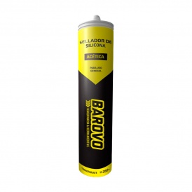 Sellador de silicona acética de uso general transparente
Cartucho de 280 ml apto para pistola aplicadora Barovo
Color: transparente
Tiempo de formación de piel: 5 min - 10 min
Tiempo de curado: 24 hs
Antihongos
Temperatura de trabajo: -50 °C a 250 °C
Temperatura recomendada de almacenaje: 5 °C a 27 °C
Densidad: 0,96 g/cm3
Incluye pico aplicador
Vida útil: 15 meses Sellador de silicona acética de uso general transparente
Cartucho de 280 ml apto para pistola aplicadora Barovo
Color: transparente
Tiempo de formación de piel: 5 min - 10 min
Tiempo de curado: 24 hs
Antihongos
Temperatura de trabajo: -50 °C a 250 °C
Temperatura recomendada de almacenaje: 5 °C a 27 °C
Densidad: 0,96 g/cm3
Incluye pico aplicador
Vida útil: 15 meses